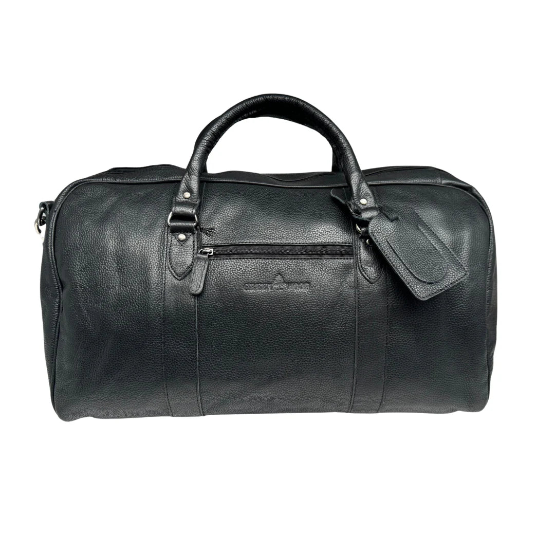 Wilson Leather Duffel Bag Black