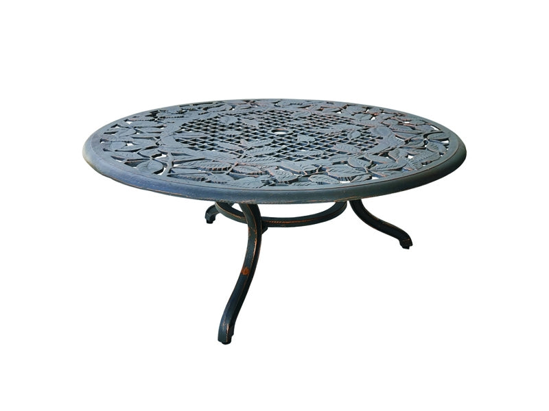 Cast Iron Round Coffee Table Leaves