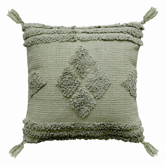 Nomad Tufted Green Cushion 50cm