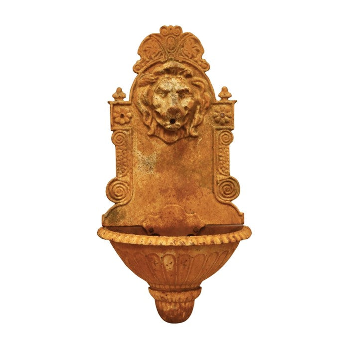 Fountain Wall Lion Head (Rust)