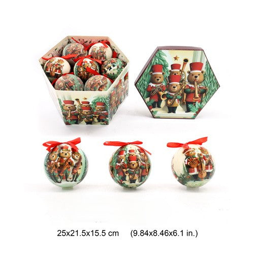 Bauble Box Bears 7.5cm x 14