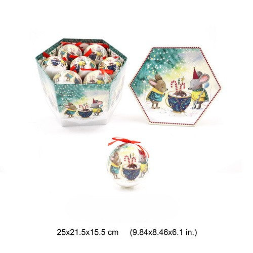 Bauble Box Mice 7.5cm x 14