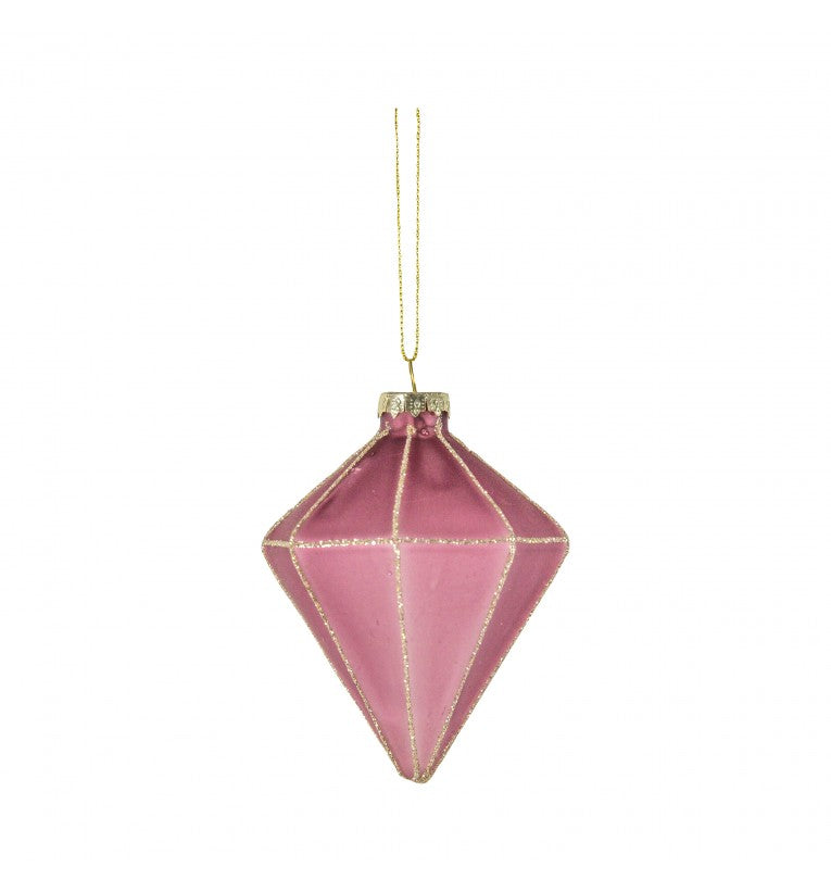 Damson Diamond Baubles