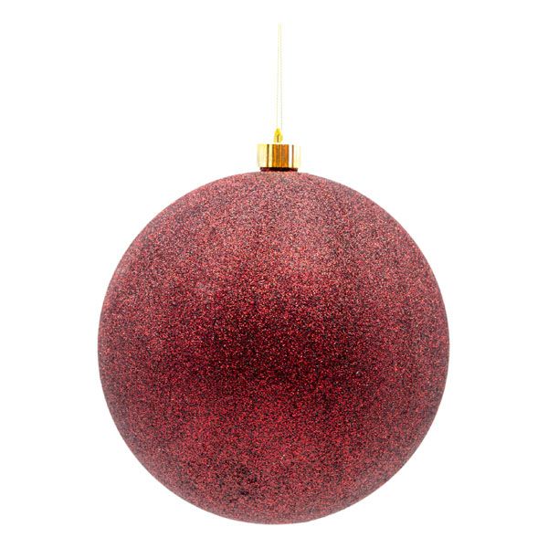 Burgundy Glitter Ball 20cm