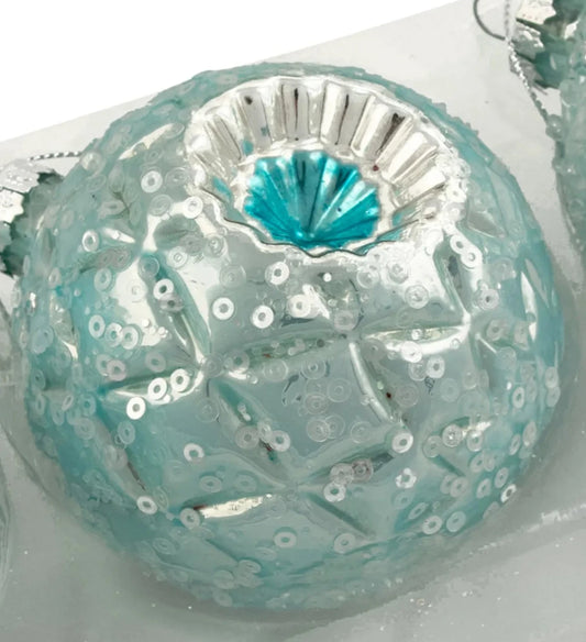 Vintage Teal, Silver 8cm