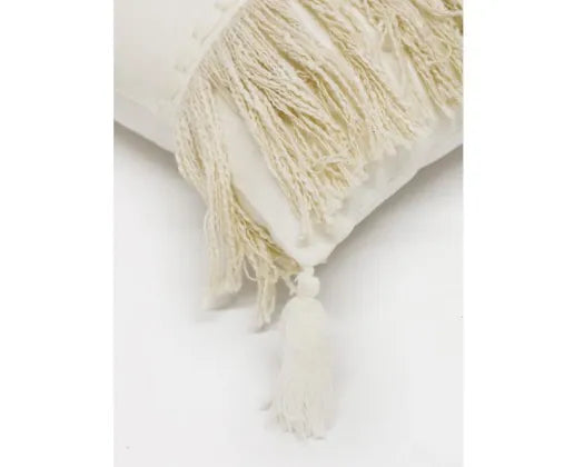 Sandiva Embroidered Cushion Ecru