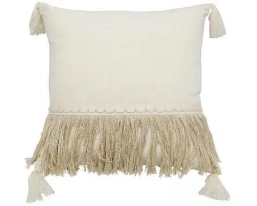Sandiva Embroidered Cushion Ecru