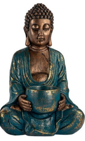 Blue Gold Rulai Buddha 2