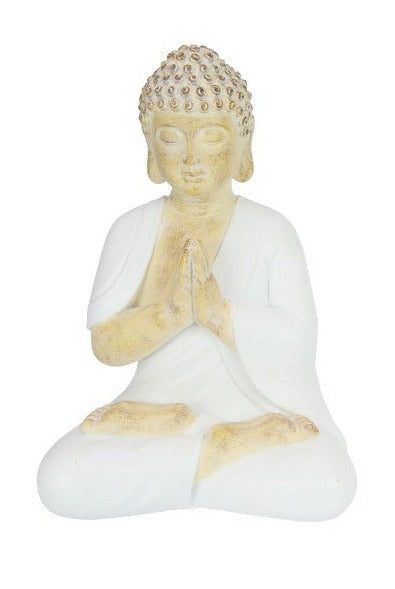 White Natural Buddha 20 cm 1
