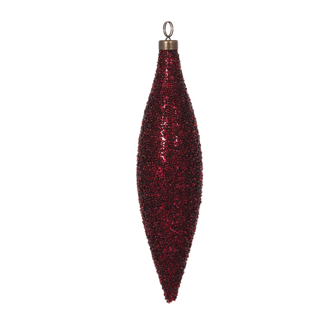 Burgundy Caviar Long Drop