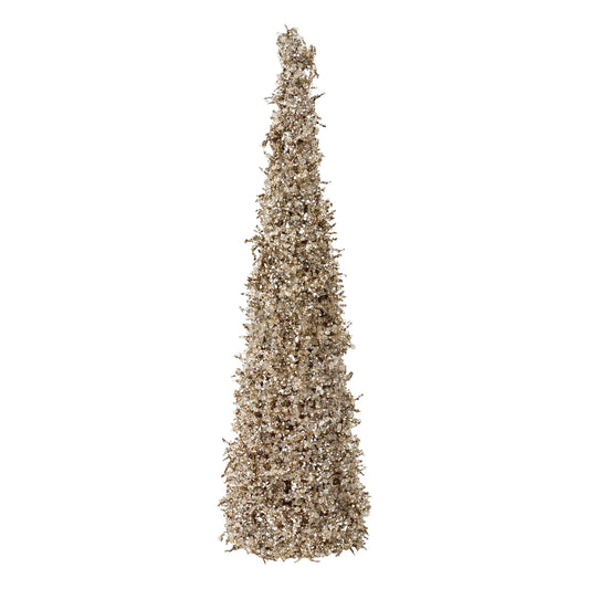 Ice Champagne Cone Tree Large