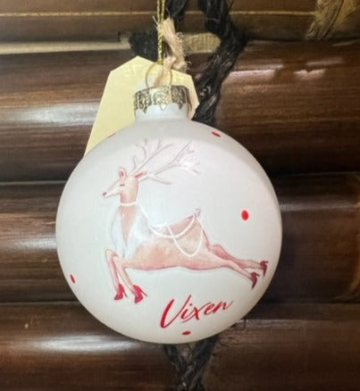 Vixen Glass Bauble
