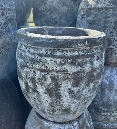 Lava Rock Coin Slate Pot XSmall