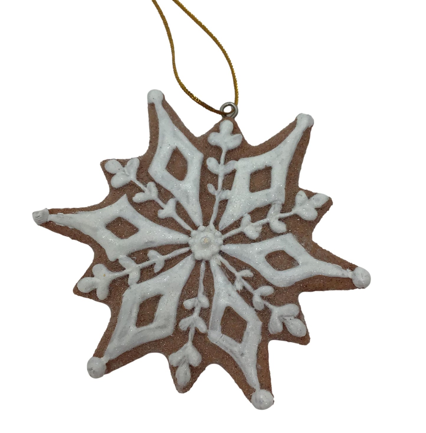 Snowflake 2 Hanging Ornament