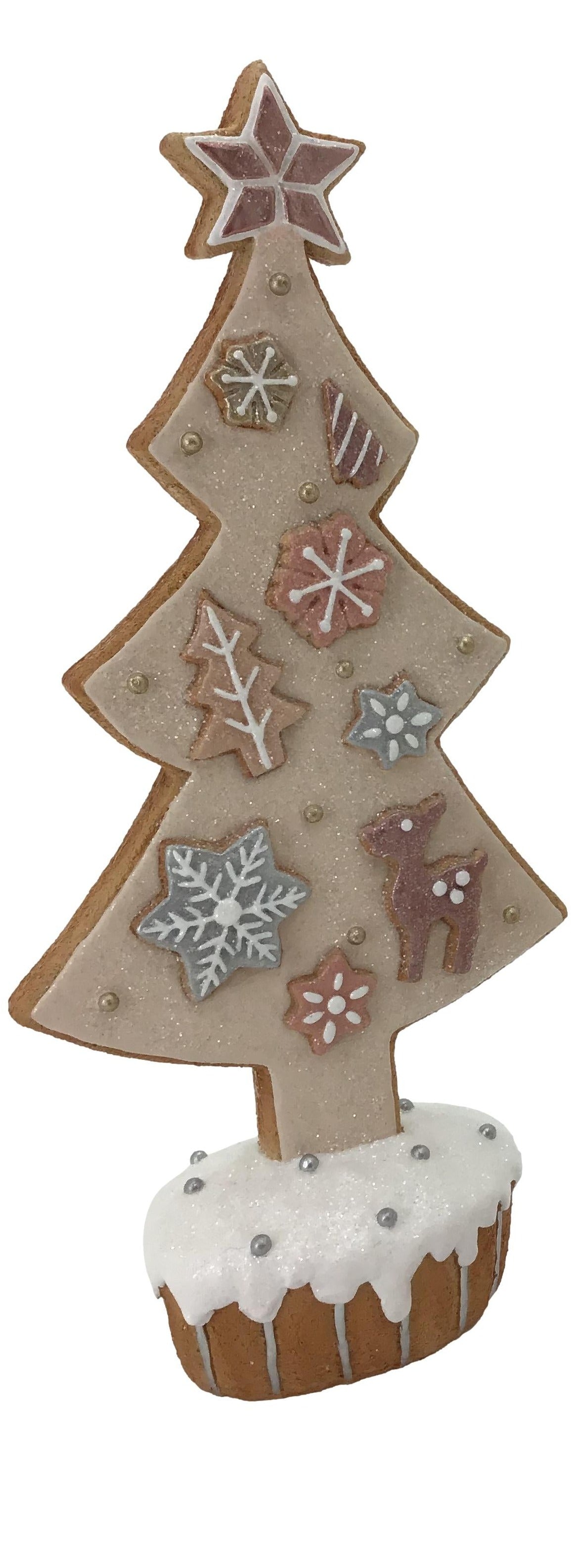 Pink Gingerbread Tree Med