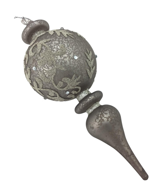 Taupe Finial Bauble