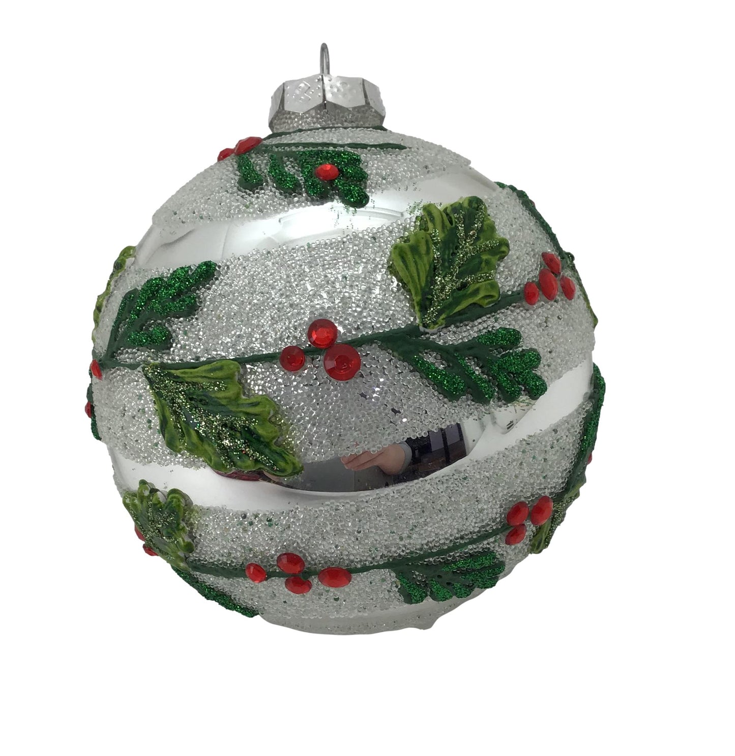 Holly Ball Bauble