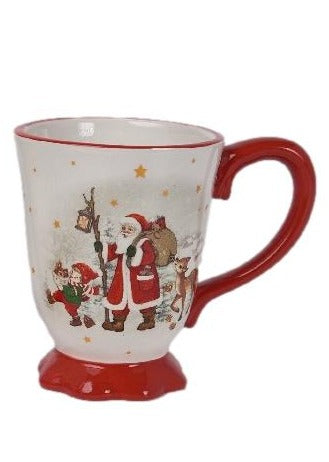 Christmas Mug Scene Santa