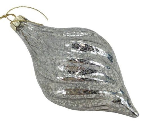 Silver Long Drop Hanging Ornament