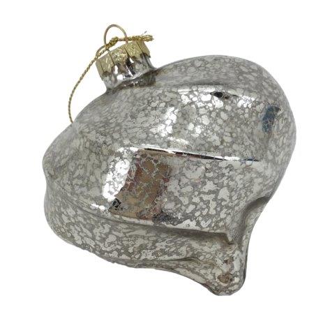 Silver Drop Hanging Ornament