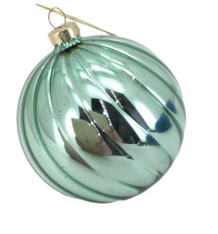 Shiny Mint Ball Hanging Ornament