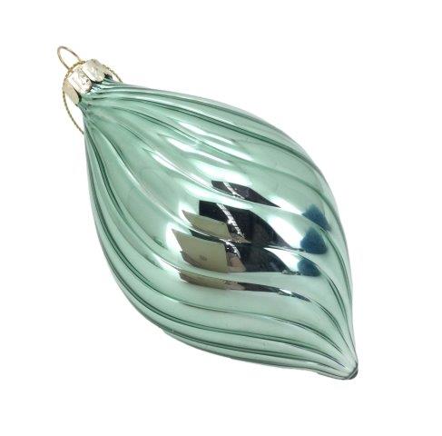 Shiny Mint Long Drop Hanging Ornament