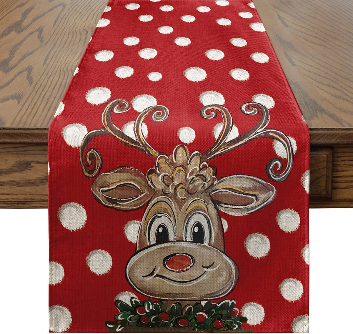 Reindeer Christmas Table Runner