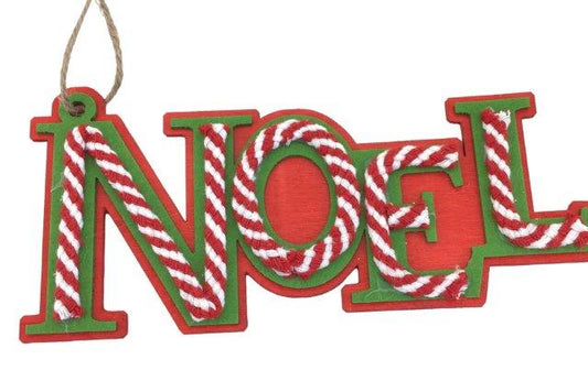 Red Green Noel Hanging Ornament