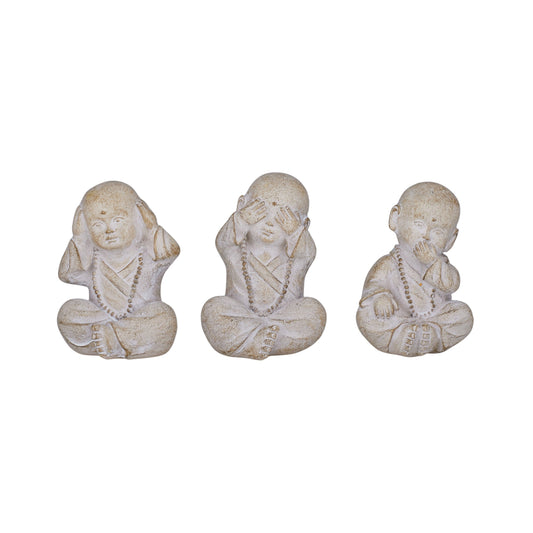 Shanti Set 3 Sculptures 12cm