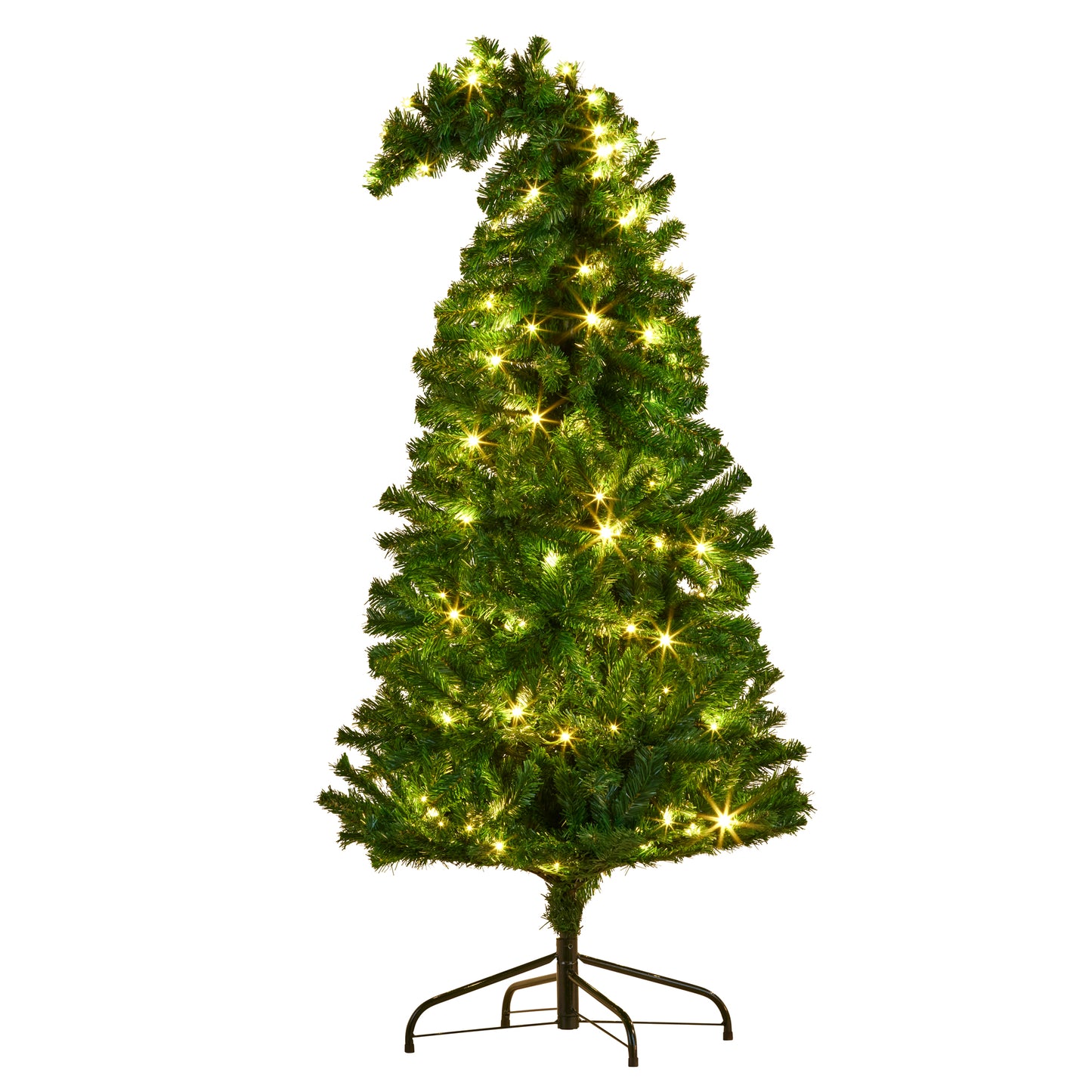 Bad Santa Christmas Tree with Lights 4ft