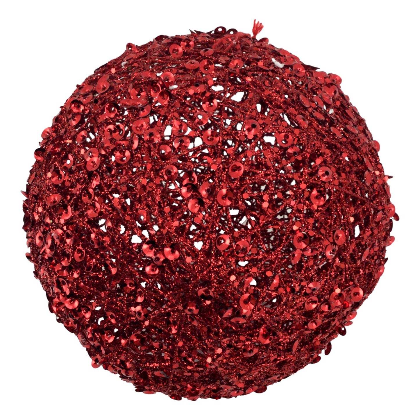 Red 20cm Glitter Ball