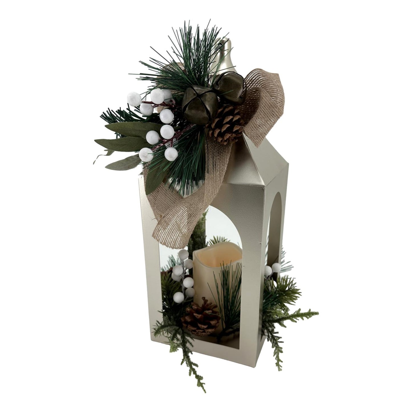 Champagne Lantern Centrepiece