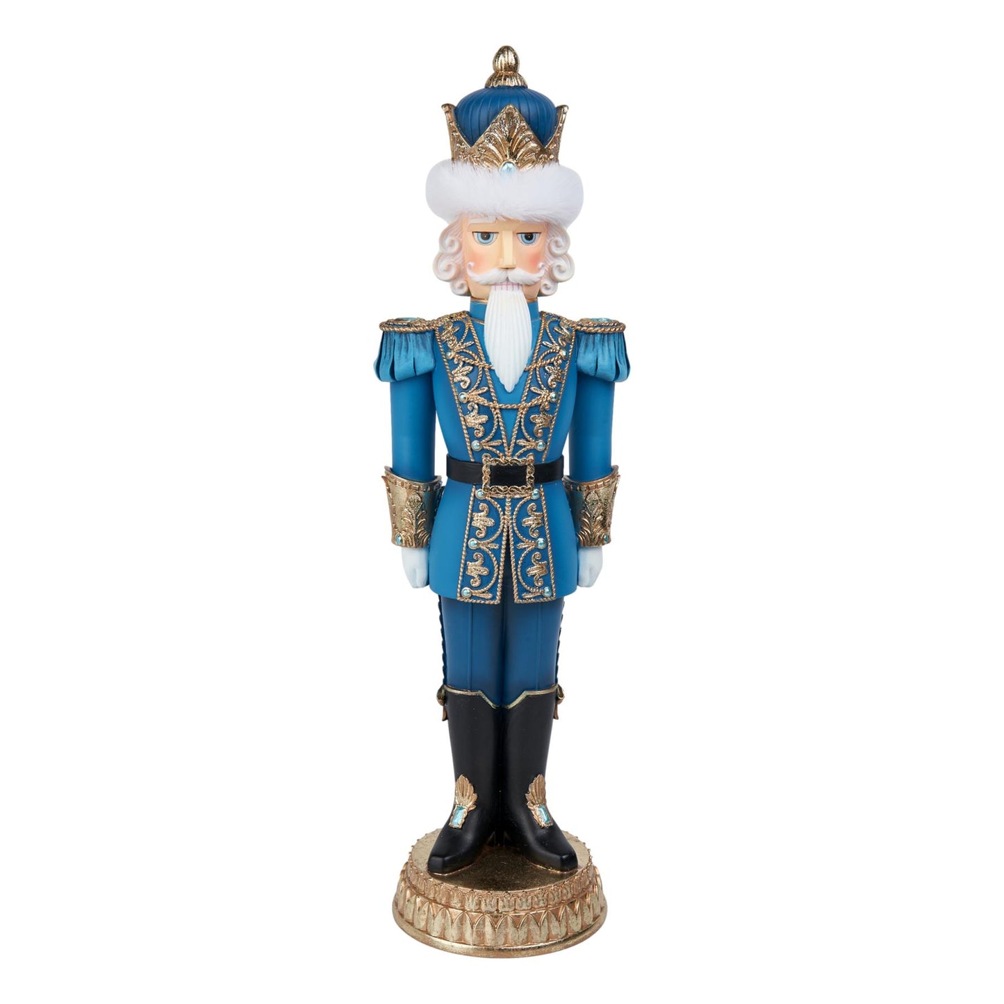 Blue White Versailles Nutcracker 45cm