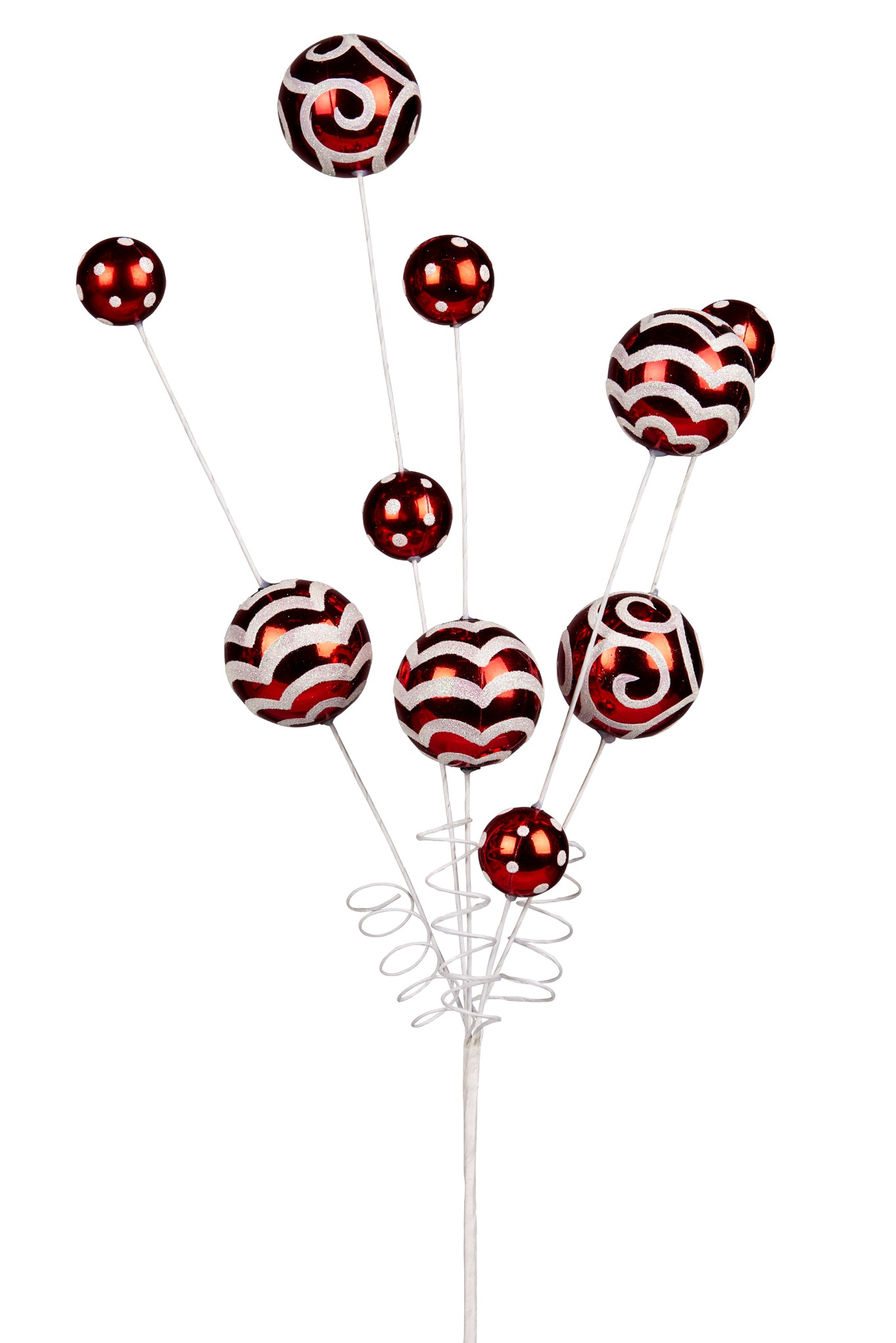 Spray Red Baubles