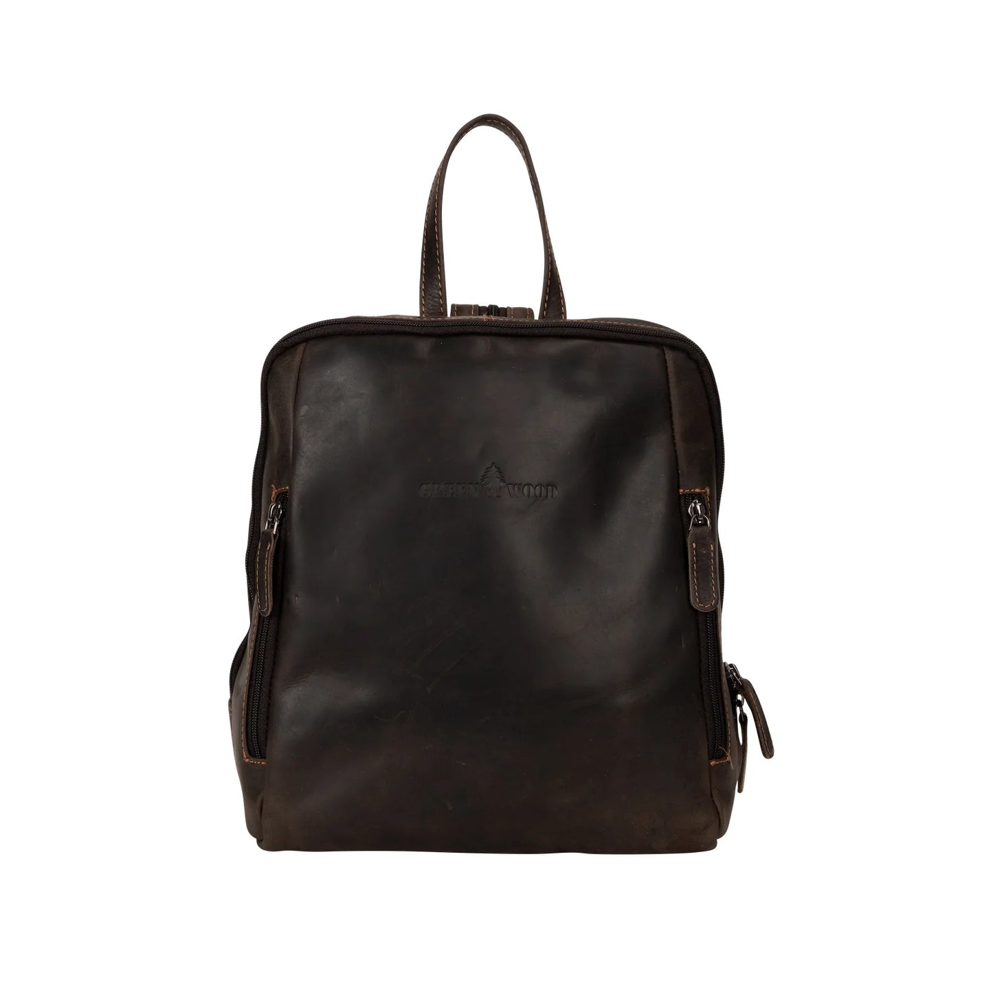 Leather Backpack Brown