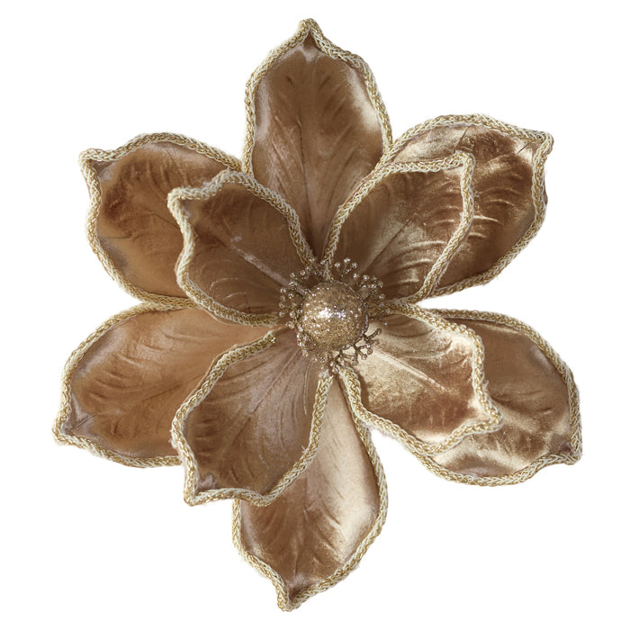 Magnolia Tan Rope Edge Clip on