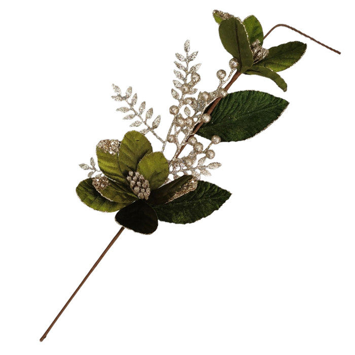 Velvet Magnolia Spray Sage