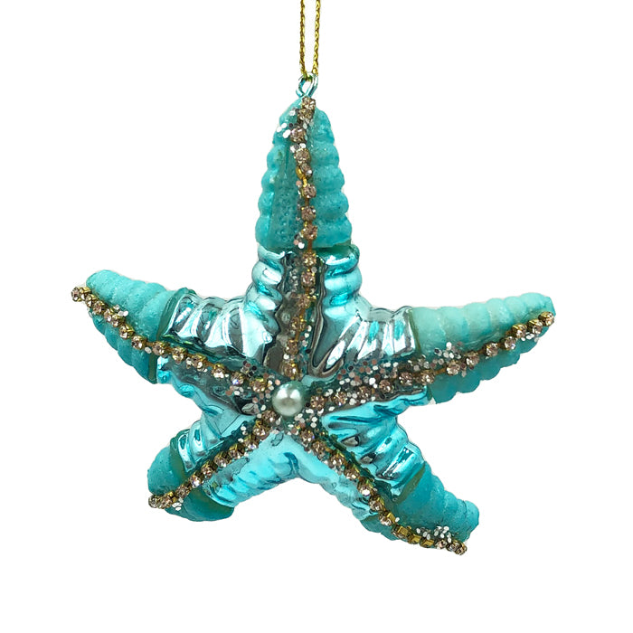 Teal Starfish Decoration