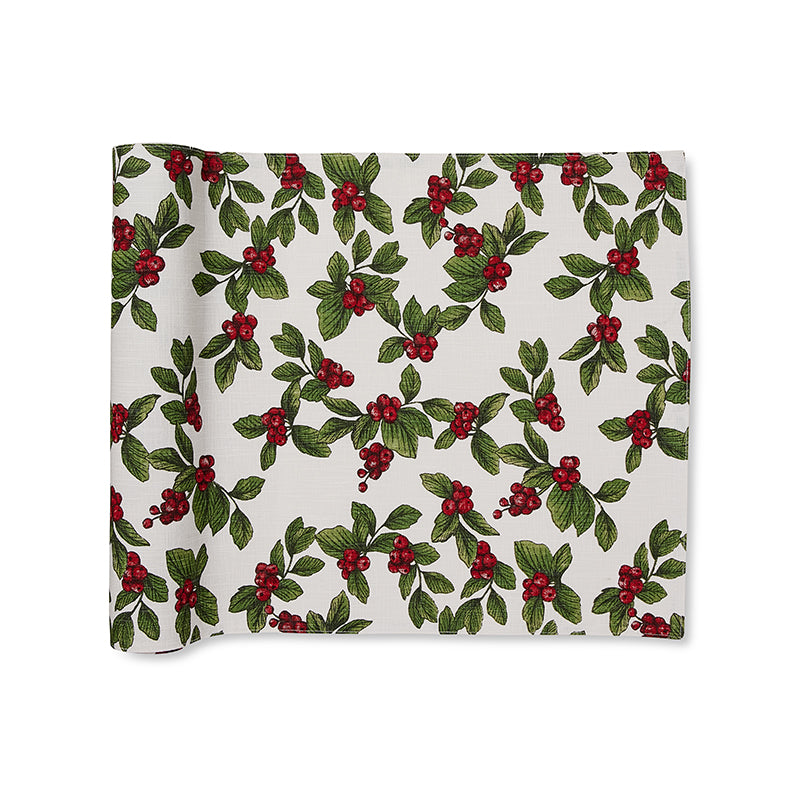 Noelle Red Table Runner 140cm