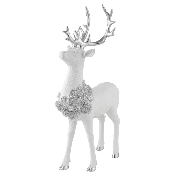 White Silver Standing Deer