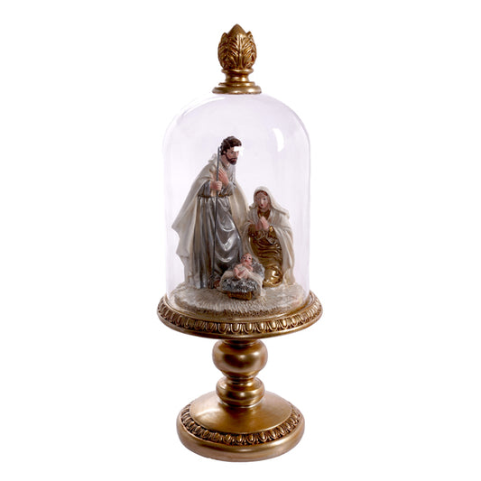 Holy Family in Dome Gold