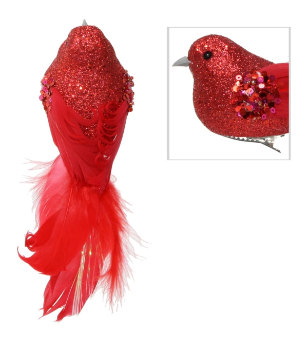 Bird Emma Red 22 cm