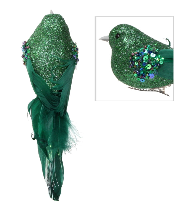 Bird Emma Green 22cm