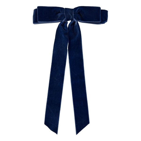 Navy Blue Bow
