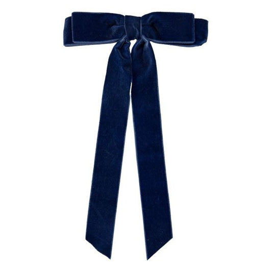 Navy Blue Bow