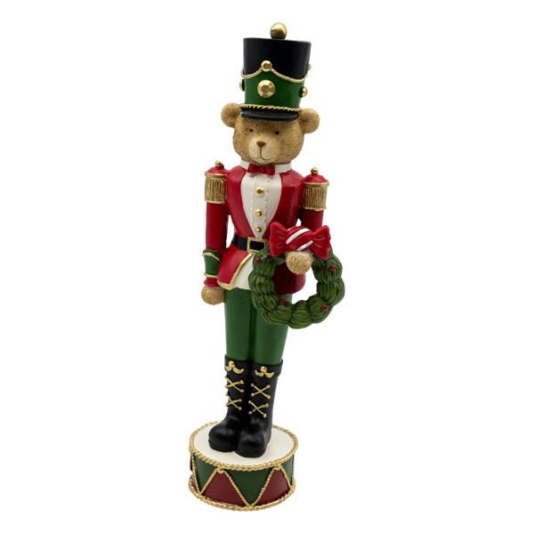 Bear Soldier with Wreath