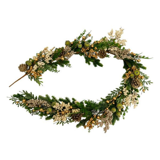 Green Apple Berry Garland