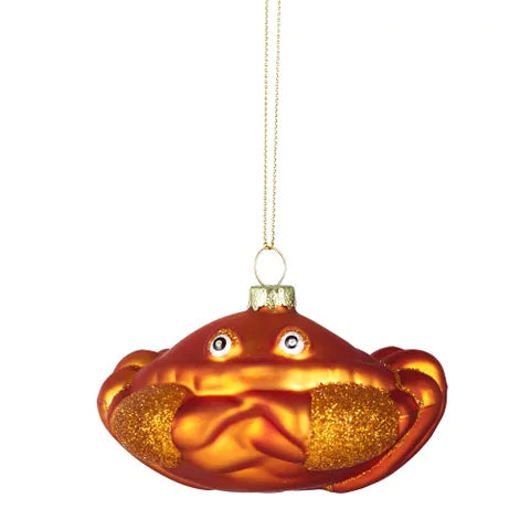 Crabby Ornament Glass