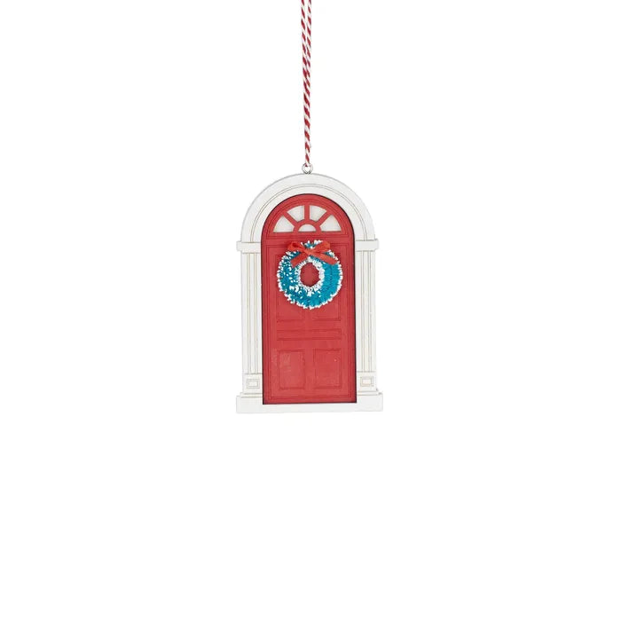 Door Hanger Wood 15cm Red