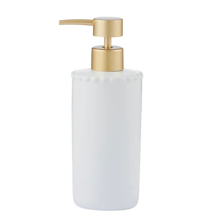Maeve Ceramic Soap Dispenser White